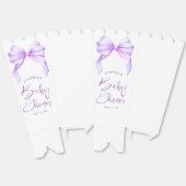 Elegant Paarse boog Baby shower Bedankdoosjes (Ongevouwen)