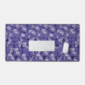 Elegant Paarse boog patroon Bureaumat (Keyboard & Muis)