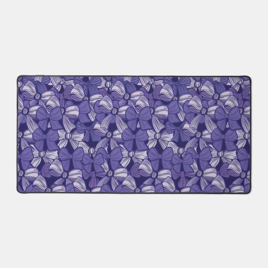 Elegant Paarse boog patroon Bureaumat (Voorkant)