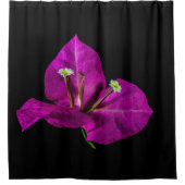 Elegant Paarse Bougainvillea Douchegordijn (Voorkant)
