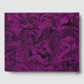 Elegant Paarse bruiloft Gastenboek (Achterkant)