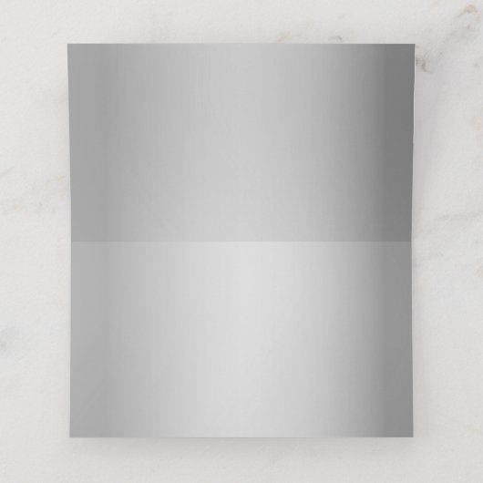 Elegant Paarse bruiloft Plaatskaartje (Binnenkant ongevouwen)