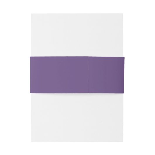 Elegant Paarse bruiloft Uitnodigingen Wikkel (Achterkant Voorbeeld)