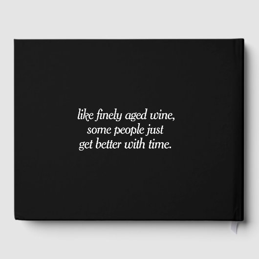 Elegant Paarse Calla Lilies 50e van elk jaar Gastenboek (Achterkant)