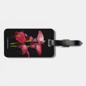 Elegant Paarse Calla Lilies Bagagelabel (Achterkant horizontaal)