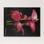 Elegant Paarse Calla Lilies Legpuzzel (Horizontaal)