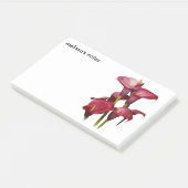 Elegant Paarse Calla Lilies Post-it® Notes (Schuin)