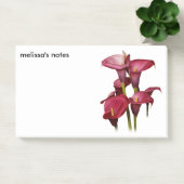 Elegant Paarse Calla Lilies Post-it® Notes (Kantoor)