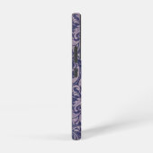 Elegant Paarse damast patroon Samsung Galaxy Hoesje (Rechterkant)