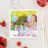 Elegant paarse filmfotofeest servet (Insitu)