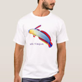Elegant Paarse Firefish T-Shirt (Voorkant)