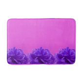 Elegant Paarse Floral Badmat (Voorkant)