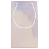 Elegant Paarse Floral Wedding Klein Cadeauzakje (Achterkant)