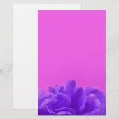 Elegant Paarse frambozen Briefpapier (Voorkant / Achterkant)