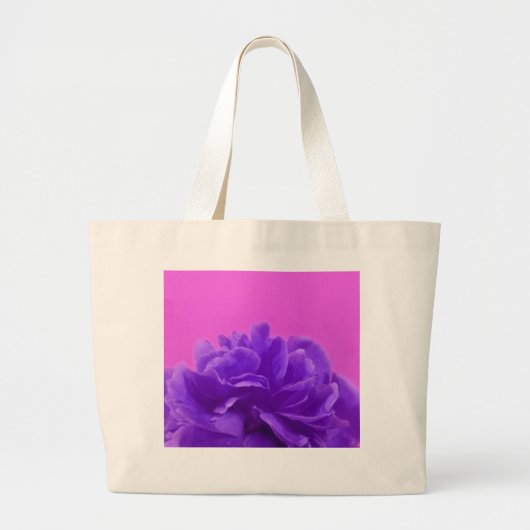Elegant Paarse frambozen Grote Tote Bag (Voorkant)