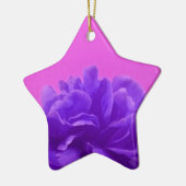 Elegant Paarse frambozen Keramisch Ornament (Links)