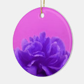 Elegant Paarse frambozen Keramisch Ornament (Links)