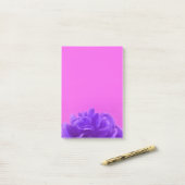 Elegant Paarse frambozen Post-it® Notes (Op bureau)