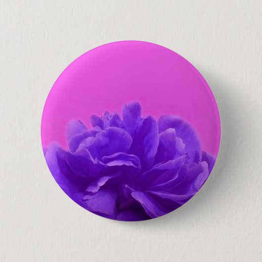 Elegant Paarse frambozen Ronde Button 5,7 Cm (Voorkant)