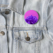 Elegant Paarse frambozen Ronde Button 5,7 Cm (In situ)