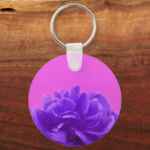 Elegant Paarse frambozen Sleutelhanger (Voorkant)