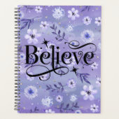Elegant Paarse geloof Planner (Voorkant)