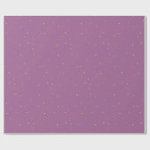 Elegant Paarse Glitter Patroon Cadeaupapier (Vlak)