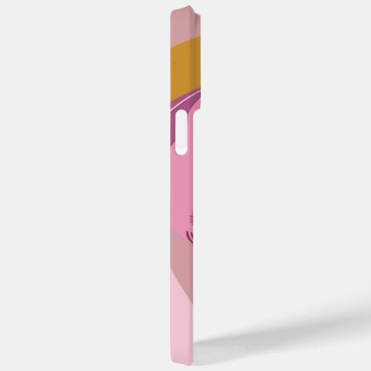 Elegant Paarse katteprat Case-Mate iPhone Case (Achterkant / Rechts)