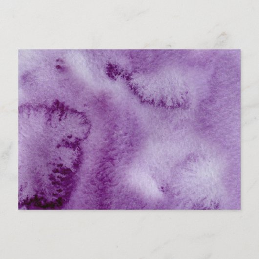 Elegant Paarse kleuren wassen Ultra Violet Recepti Informatiekaartje (Achterkant)