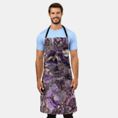 Elegant paarse kwarts granieten stenen marmeren pa schort (Gedragen)