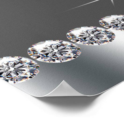 Elegant Paarse leopard High Hiel Party Banner Poster (Hoek)