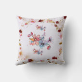 Elegant Paarse: Luxe Kussen met een Unieke Des (Achterkant)