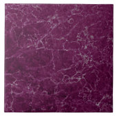 Elegant Paarse marmer Stone Textuur Tegeltje (Voorkant)