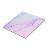 Elegant Paarse marmeren ontwerp Tegeltje (Zijkant)
