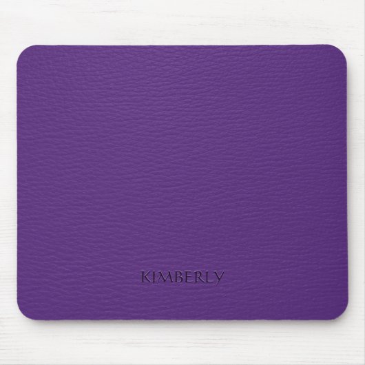 Elegant  Paarse namaakleer Muismat (Voorkant)