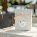Elegant Paarse Orchids en Greenery Wedding Ronde Sticker<br><div class="desc">Dit elegante collectie is voorzien van delicate paarse orchideeën en grijze waterverf bladeren in paren en een klastige kalligrafie. Klik op "Personaliseren" als je details wilt wijzigen. Alle elementen verstelbaar. Klik op "Klik om verder aan te passen" om de tekst en het afbeelding te verplaatsen of de grootte, het lettertype...</div>