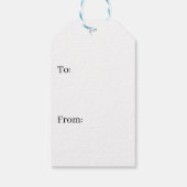 Elegant Paarse patroon Cadeaulabel (Achterkant)