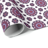 Elegant Paarse patroon inpakpapier (Rol Hoek)