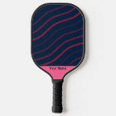 Elegant Paarse Professional Pickleball Paddle (Achterkant)