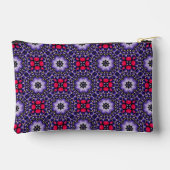 Elegant Paarse & Roze Abstracte Dot Art Pattern Etui (Achterkant)