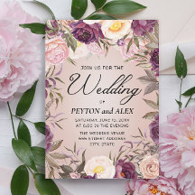 Elegant Paarse roze pony's Wedding Floral