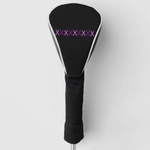 Elegant Paarse roze schaar Golfheadcover