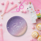 Elegant Paarse soonsboe! Halloween Party Papieren Bordje (Feest)