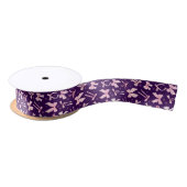 Elegant Paarse Strik Lint voor Cadeaupapier (Spoel)