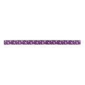 Elegant Paarse Strik Lint voor Cadeaupapier (Voorkant)