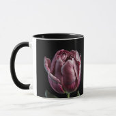 'Elegant Paarse Tulp' Mok 15 of 18 oz (Links)