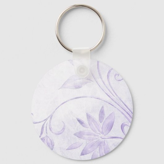 Elegant Paarse Vintage Sleutelhanger (Voorkant)