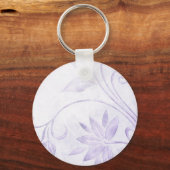 Elegant Paarse Vintage Sleutelhanger (Voorkant)