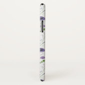 Elegant Paarse Waterverf Floral Pattern Case-Mate iPhone Case (Achterkant / rechts)