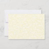 Elegant Paarse Waterverf Floral Yellow Dank u wel Bedankkaart (Achterkant)